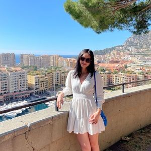 Zara Linen Longsleeve Dress